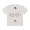 Back view of the Imagine Dragons Mercury T-Shirt featuring abstract eye and text design.