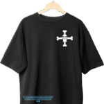 One Piece shirt with Marco the Phoenix logo on chest and character bio, perfect for fans of anime and Whitebeard Pirates merch.
